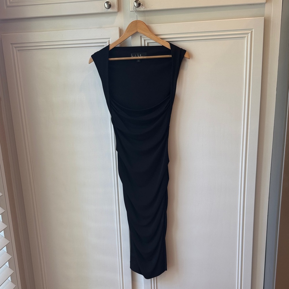 Elegant Black Midi Dress
